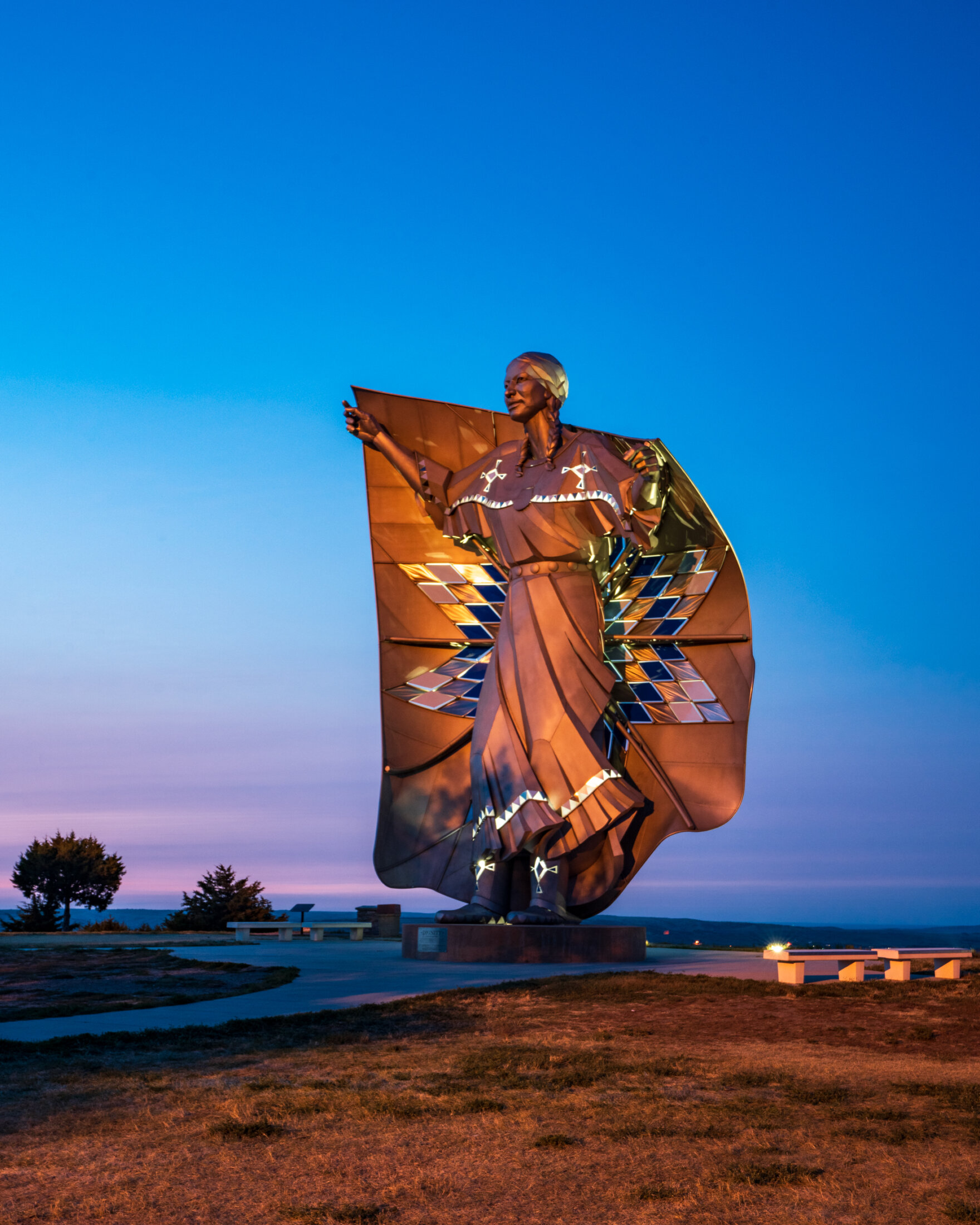Dignity Monument's Blue Hour