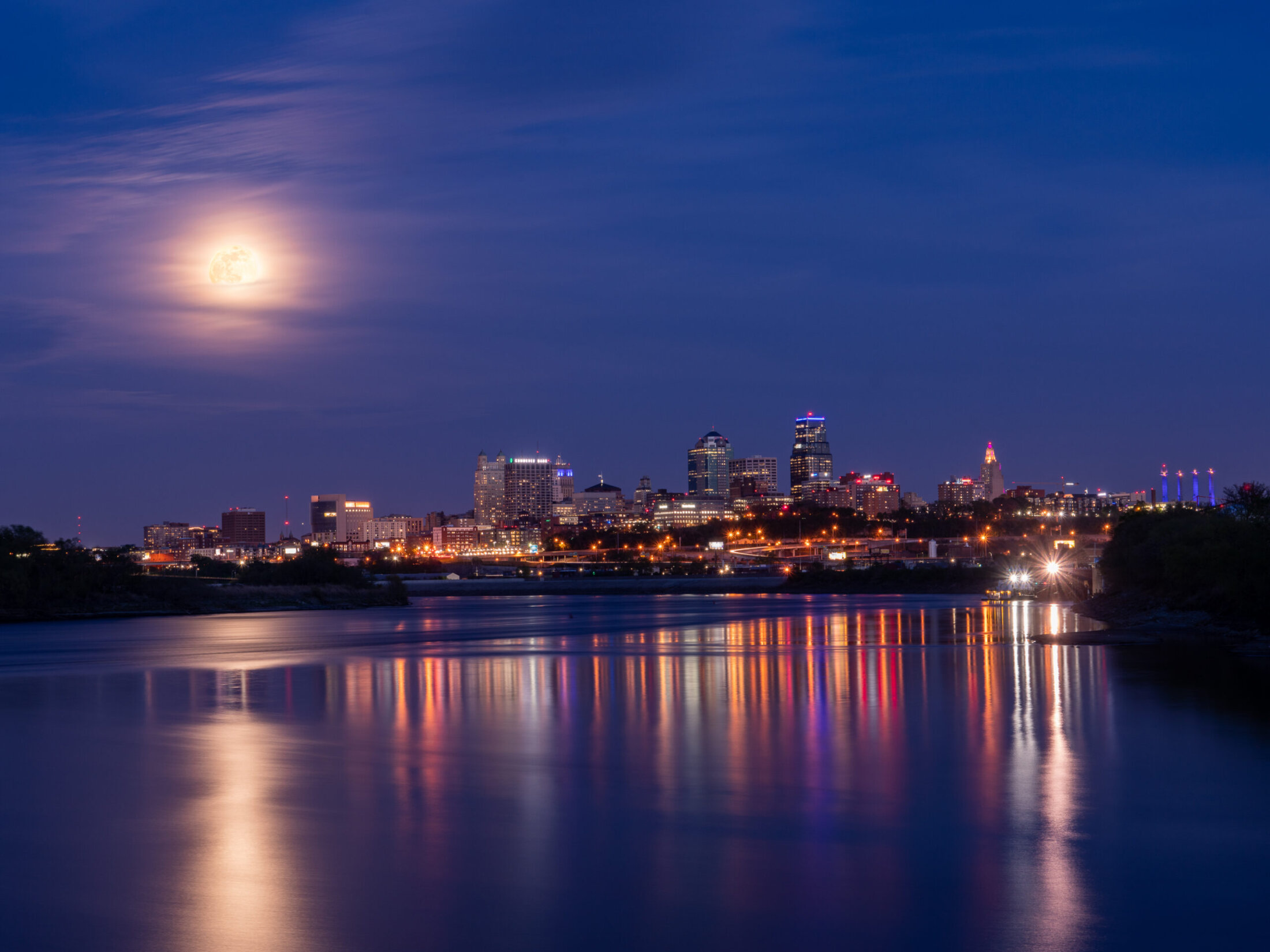 Kansas City Blue Super Moon