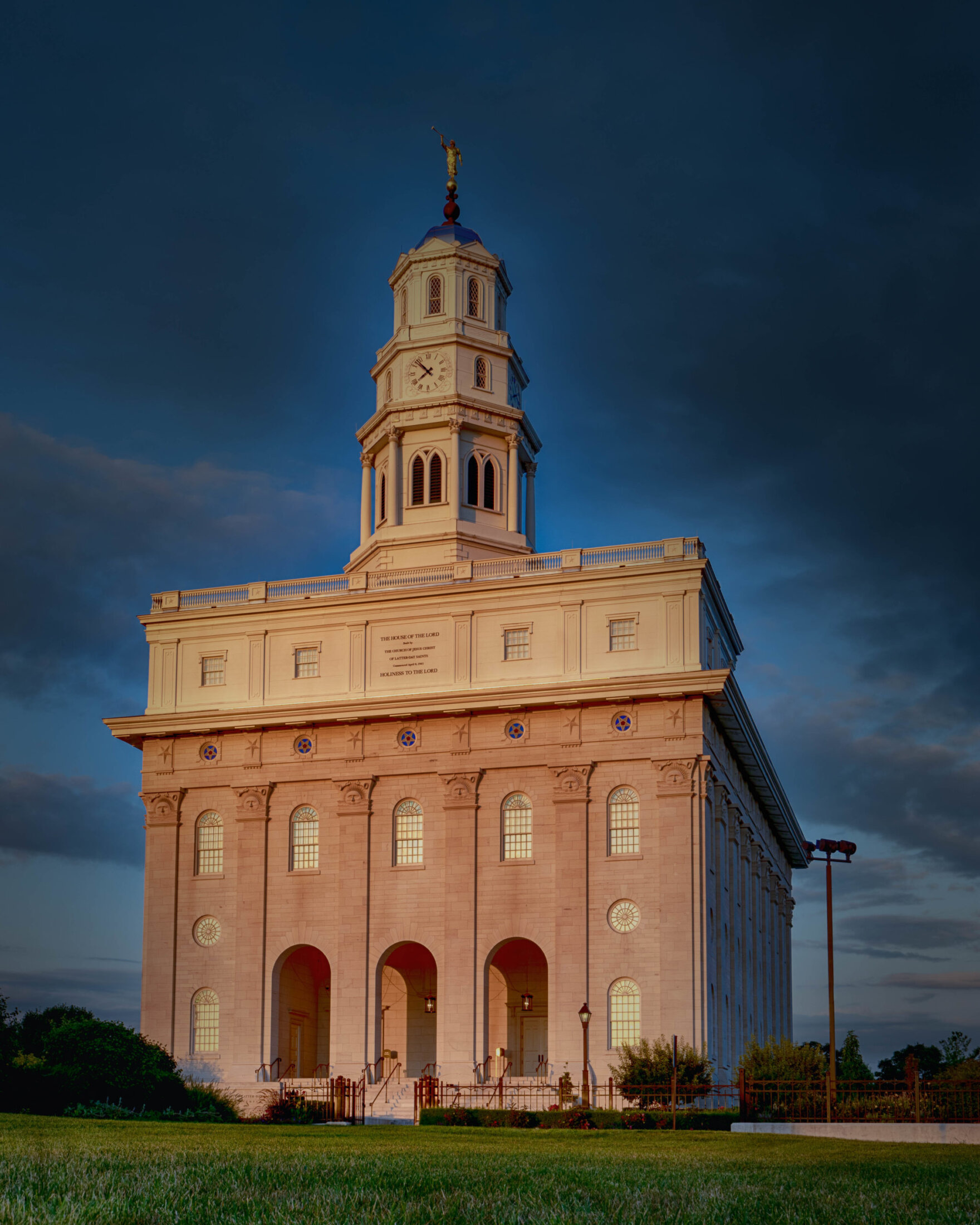Blue Hour at the Nauvoo Temple