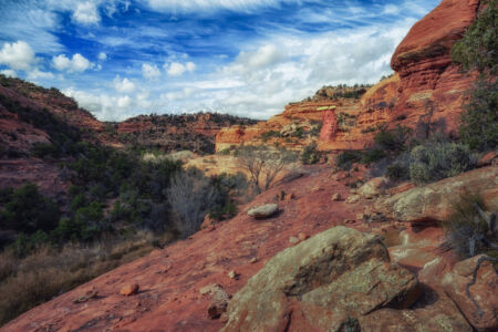 A Cloudy Morning in Road Canyon (Landscape)