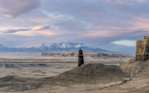 Angel of Death Spire Points to the Henry Mountains (2024)