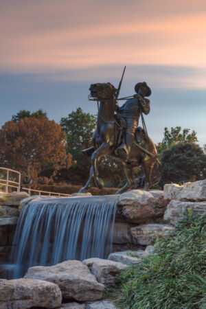 Buffalo Soldier at Dusk