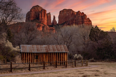 Cathedral Rock From The Park