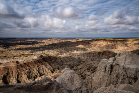 Clouds Shadow the Badlands 1