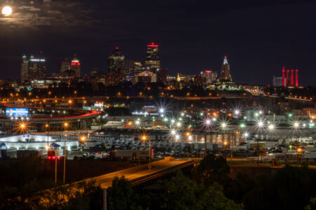 Kansas City Past Blue Hour