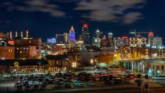 Kansas City Railyard Night