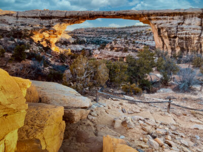 Owachomo Bridge Below the Overlook