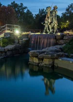 Blue Hour at the Buffalo Soldier Monument